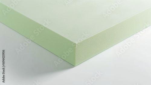Detailed view of a soft foa...
