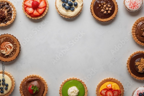 Assorted handmade tarts arr...