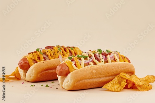 Tasty and easy hot dogs top...