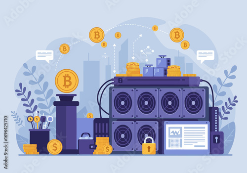 Cryptocurrency Mining Rig Setup and Digital Asset Security