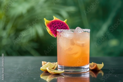Exotic Pink Cactus Cocktail...