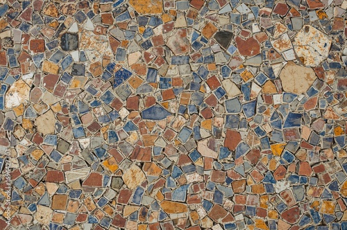 Vintage colorful mosaic pat...
