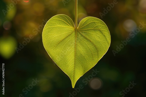 Close-up of a green leaf sh...