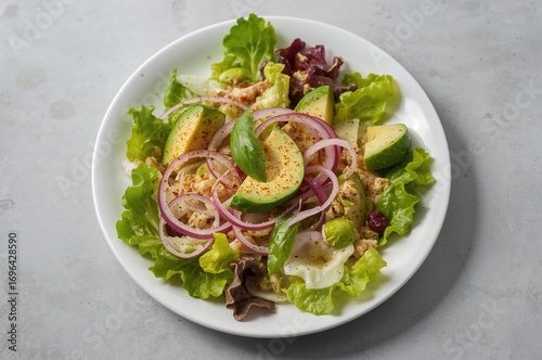 Tasty plant-based fresh sal...