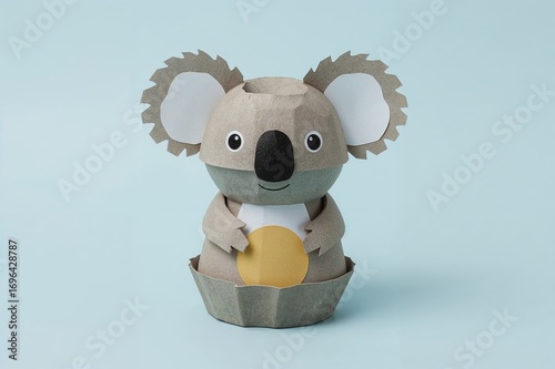 A cute koala crafted using ...