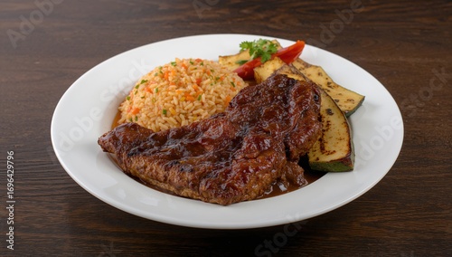 Traditional grilled meat an...