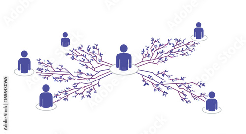 Illuminated Digital Data Flow Visualizing Advanced AI and Secure Network Intelligence