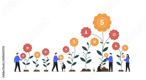 Cultivating Predictive Intelligence: Abstract Digital Garden for AI & Data Transformation