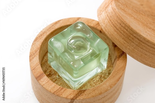 Close-up of aloe vera gel c...