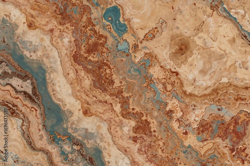 Vibrant Marble Pattern Back...
