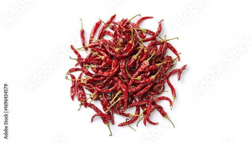 Heap of dried spicy red chi...