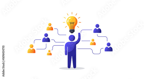 Empowering Digital Presence: A Stylized Vision of Human Innovation & Connectivity