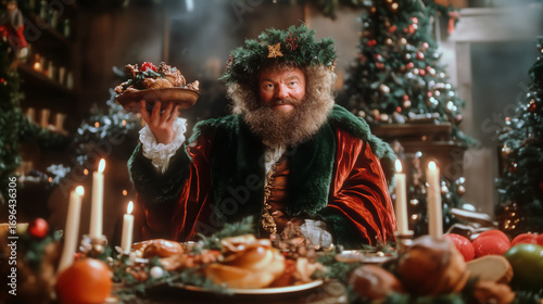 he Ghost of Christmas Present – Charles Dickens A Christmas Carol Illustration