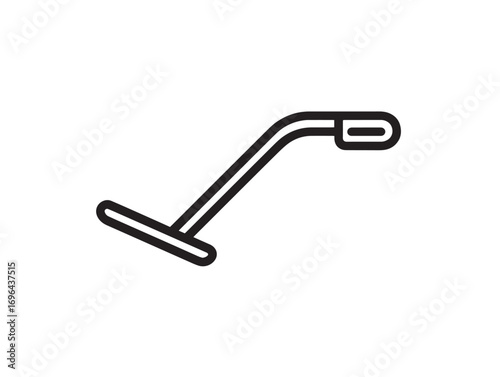 Elegant Hand Cultivator Icon Simple Modern Vector Drawing