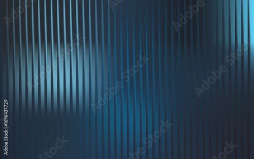 Abstract background with vertical lines and gradient of blue and teal colors