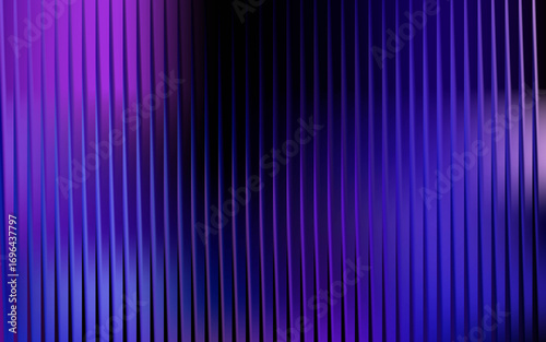 Abstract background with vertical lines in purple and blue gradient color
