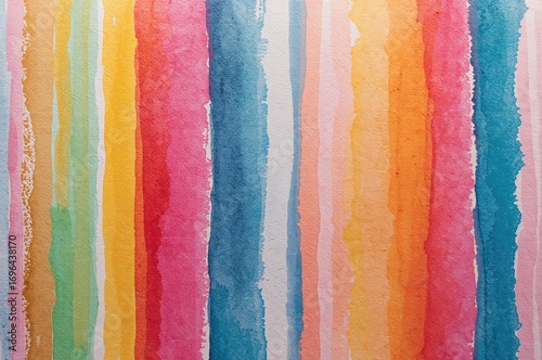 Vibrant striped backdrop wi...