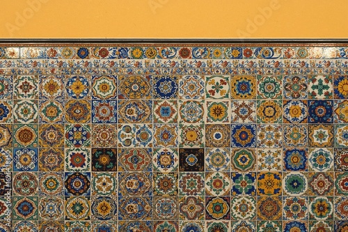 Vibrant ceramic tiles decor...