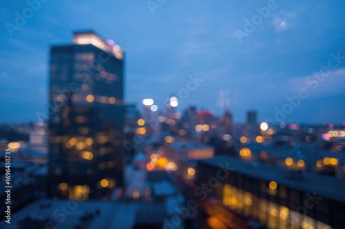 Corporate skyscraper with b...