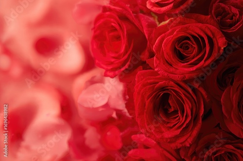 Close-up view of vibrant re...