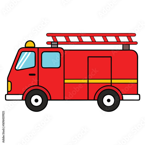 fire truck vector