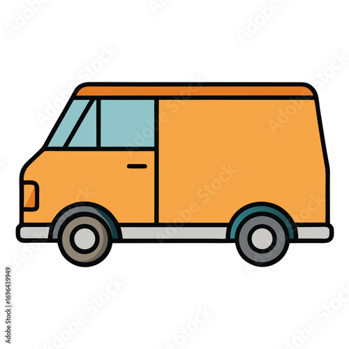 delivery van vector