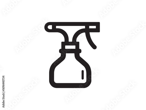 Hand Sprayer Gardening Icon Elegant Modern Vector Line Design