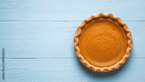 Tasty homemade pumpkin pie ...