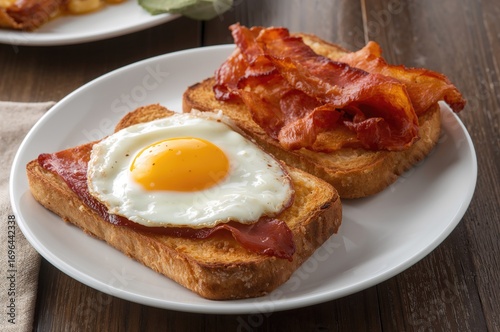 Crispy toasts topped with b...