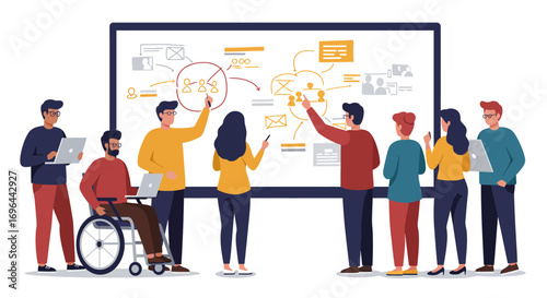 United for Progress: Diverse Team with Visible Disabilities Drives Innovation and Inclusive Growth