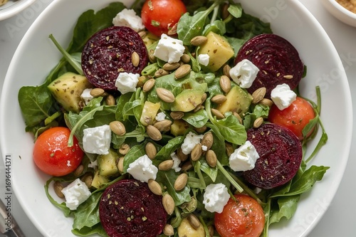 Healthy weight loss salad w...