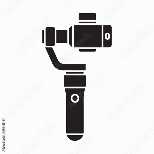 Smartphone gimbal stabilizer solid icon