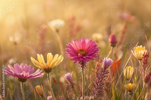 Close-up view of vibrant bl...