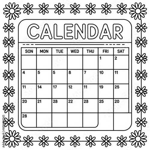 calendar for 2011 with numbers