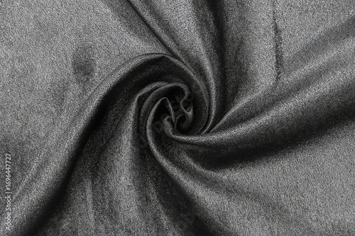 Sheer silk textile in monoc...