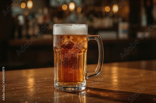 Chilled beverage in a glass...