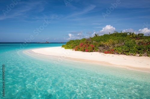 Coral formations and lush t...