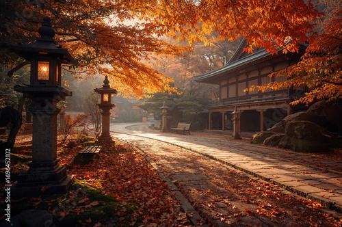 Vibrant Fall Foliage Surrou...
