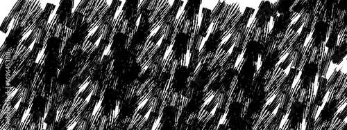 black and white abstract background. transparent Pastel colored childish background with crayon texture. Grainy black thick swirled brush stroke with spray texture. Abstract vector stipple background 