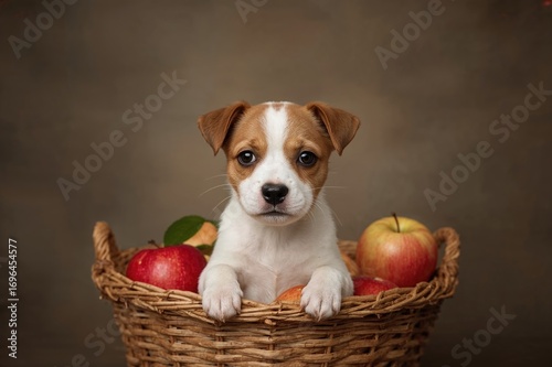 Adorable small terrier pupp...