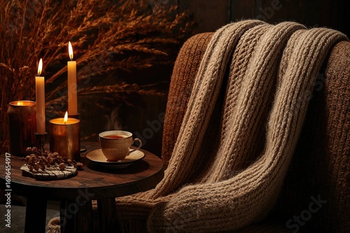 Arrangement featuring a tea...