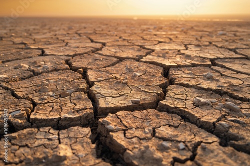 Texture of parched, cracked...