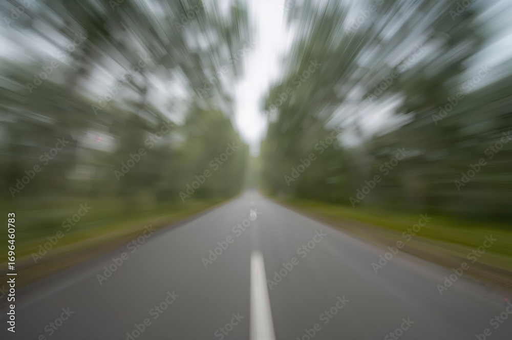 Fototapeta premium Abstract background of a blurred and out-of-focus roadway
