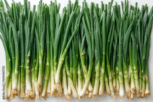 Assortment of fresh green o...