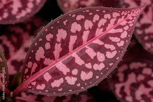 Close-up of a single leaf b...
