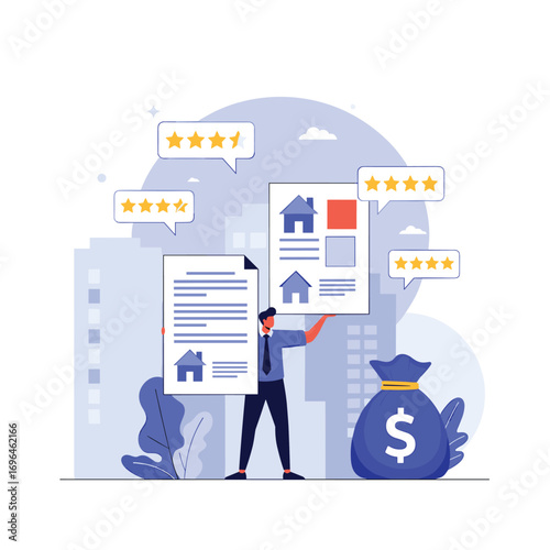 Real estate investment success with positive reviews and financial growth