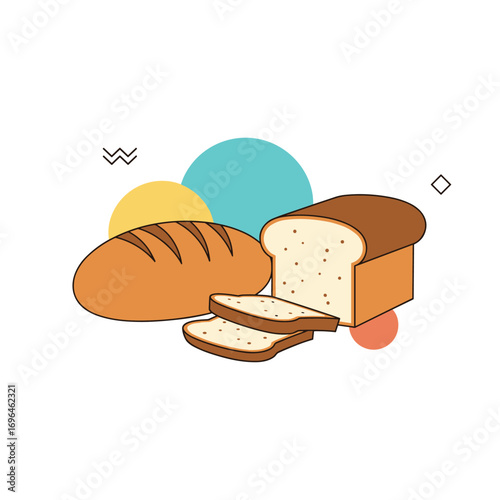 Freshly baked breads assortment a delicious variety of loaves ready to eat