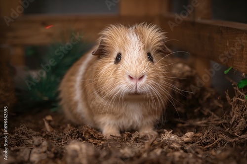 Adorable short-haired cavy ...