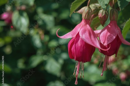 Vibrant magenta blossom blo...