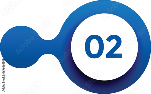 vector illustration of number style